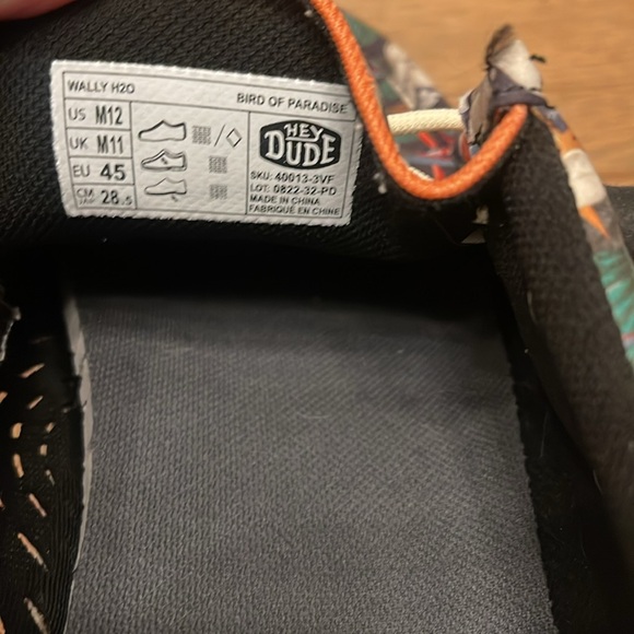 Hey Dude Men’s Wally H2O Shoes - Picture 4 of 4